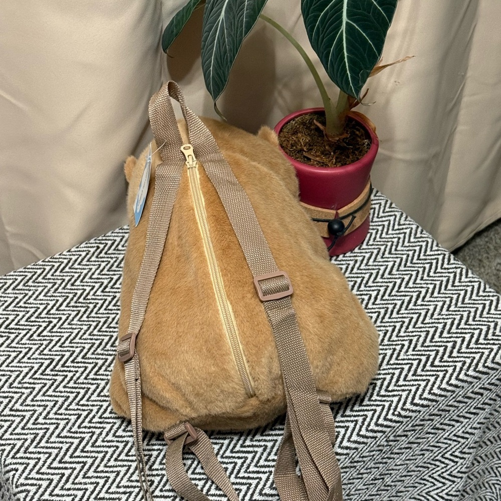 Sleepyville Critters Capybara Plush Backpack with Strawberry 🍓 - Picture 2 of 13